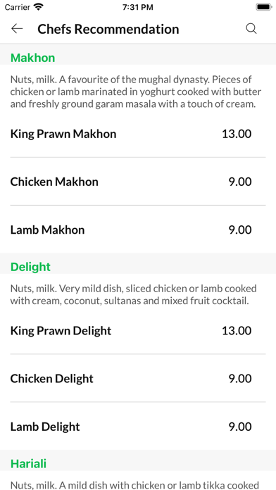 Nimmi Indian Restaurant Screenshot