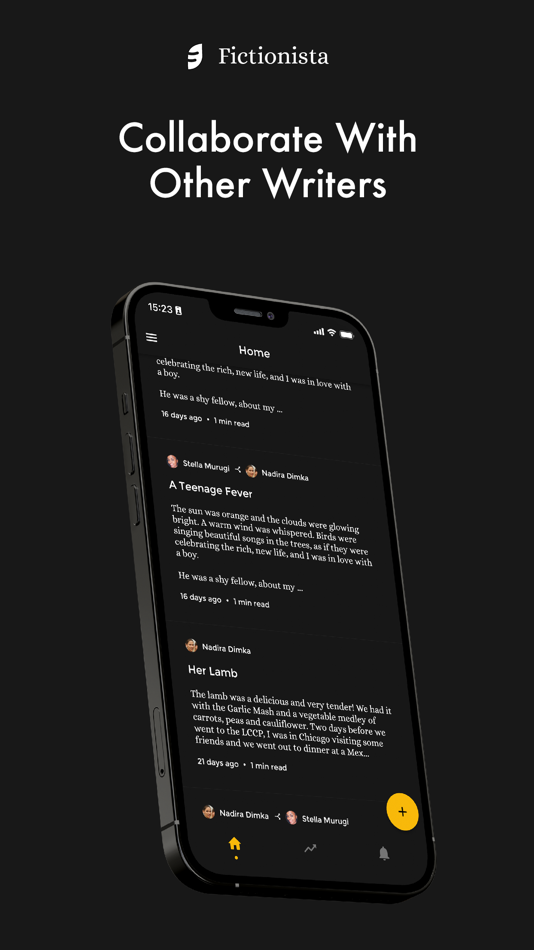 #2. Fictionista - Create Stories (iOS) 由: Renasnce Studios Ltd