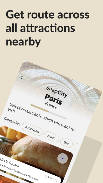 SnapCity: Travel planner Screenshot