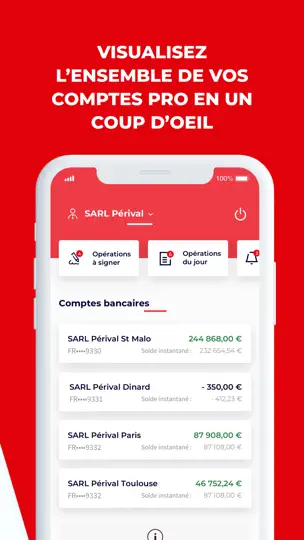 Capture d'écran de L'Appli SG PRO sur iPhone 2