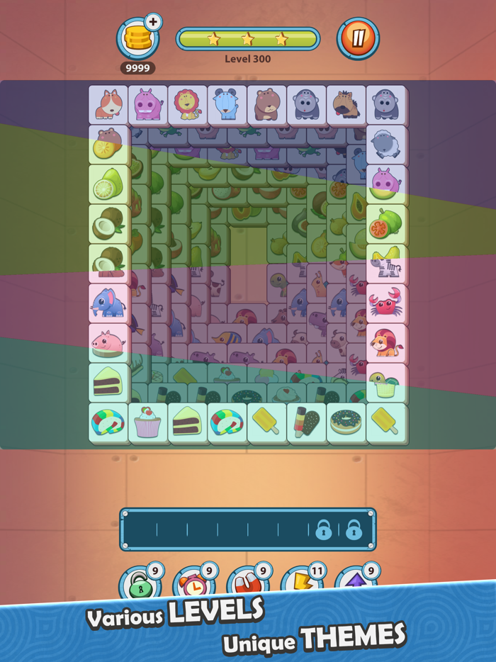 Tile Match Animal Link Puzzle
