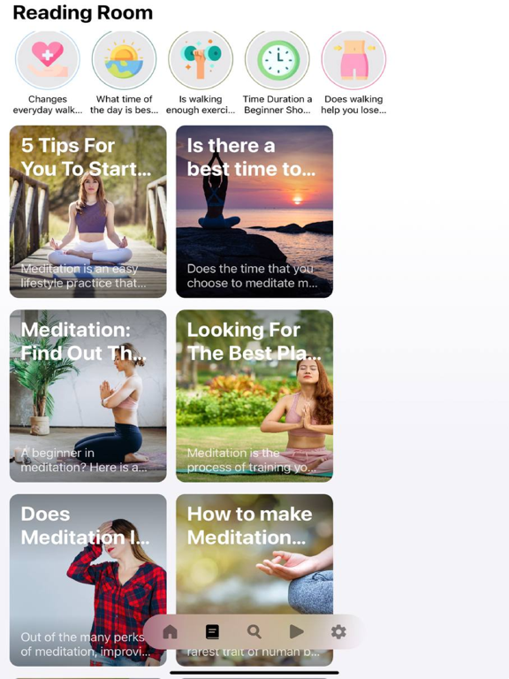 ASMR Relaxing Sounds iPad screenshot 2 - Lifestyle app