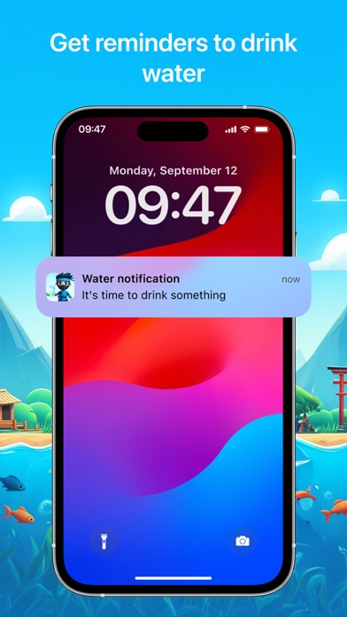 Ninja Water Tracker Screenshot