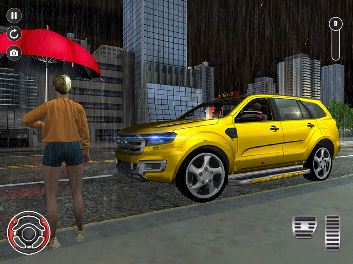 City Taxi Car Driving Games