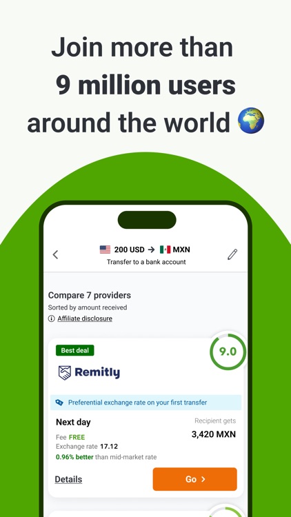 Monito: Money Transfer Deals screenshot-4