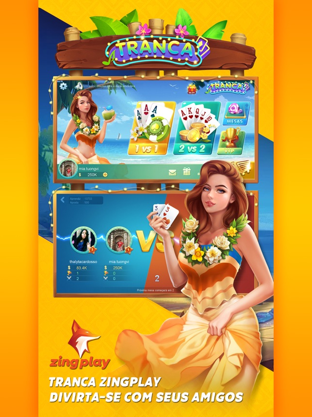 Tranca ZingPlay Jogo de cartas for Android - Free App Download