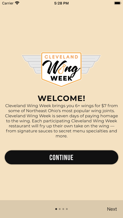 Cleveland Wing Week Screenshot