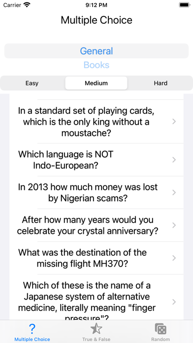 SimplyTrivia Screenshot
