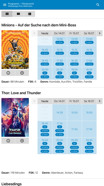 Weltspiegel Kino Mettmann
