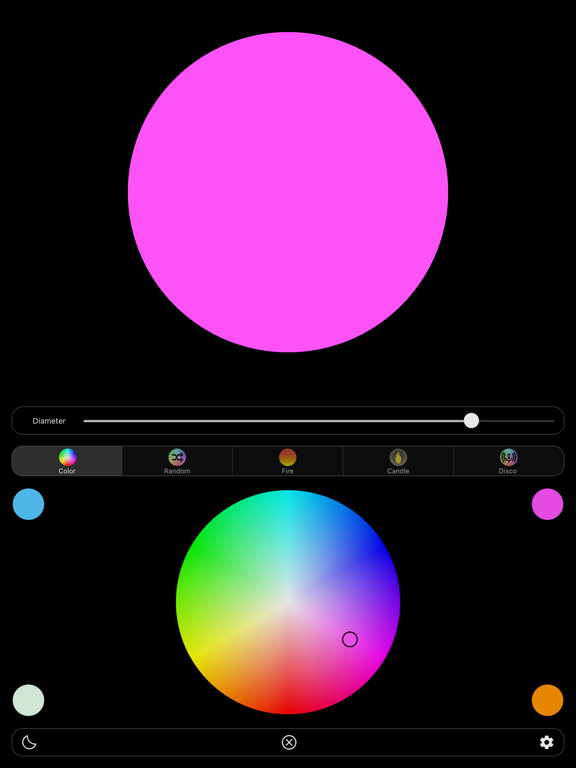 Color Light - Lamp iPad screenshot 3 - Lifestyle app