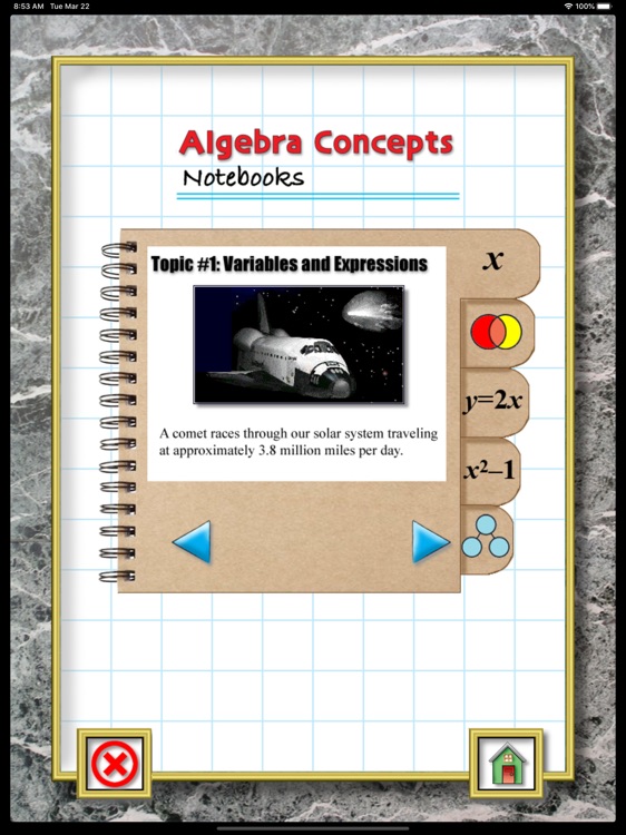 Algebra Concepts for iPad
