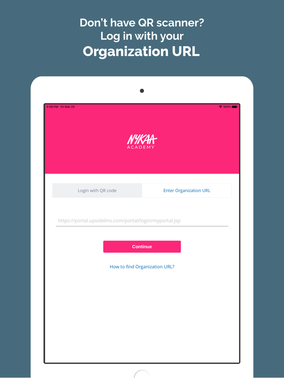 App screenshot