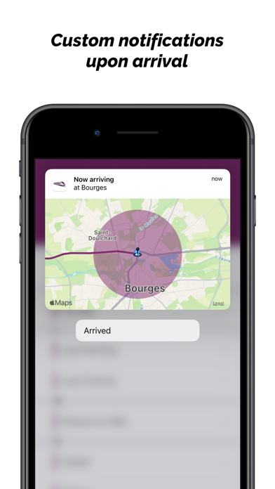 SNCF Intercity Destinations Screenshot