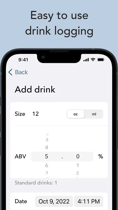 Last Call - an alcohol tracker screenshot 4 of 7
