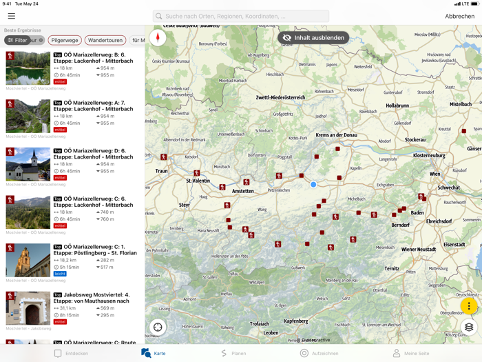 Pilgern in Niederösterreich