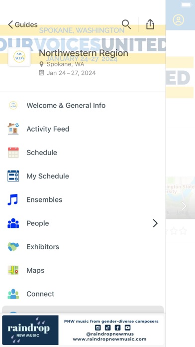 ACDA Conference App Screenshot