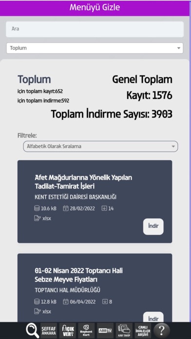 Şeffaf Ankara Screenshot