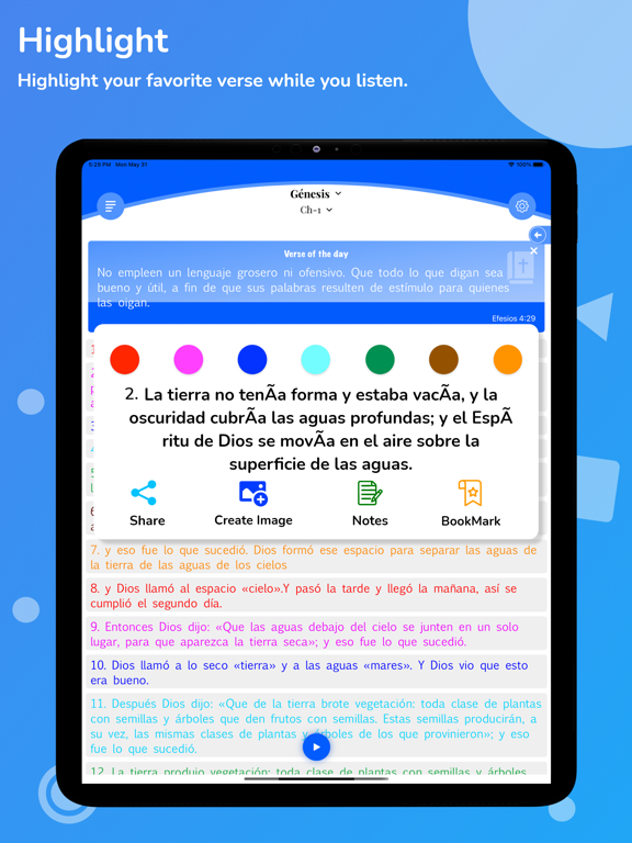 KJV Biblia Audio en español screenshot 4