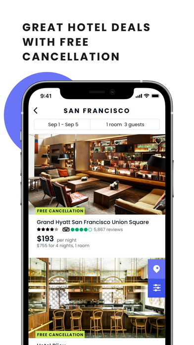 Holisto - Better Hotel Deals Screenshot