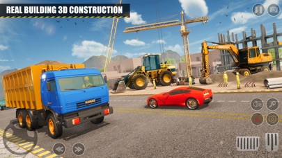 Heavy Truck Construction Games Screenshot