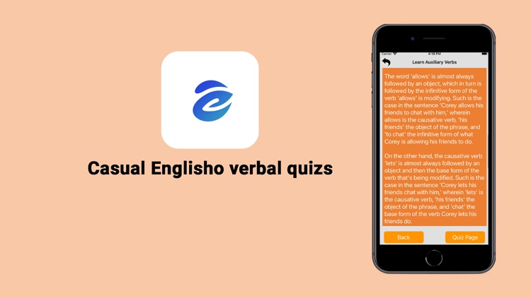 Casual Englisho verbal quizs