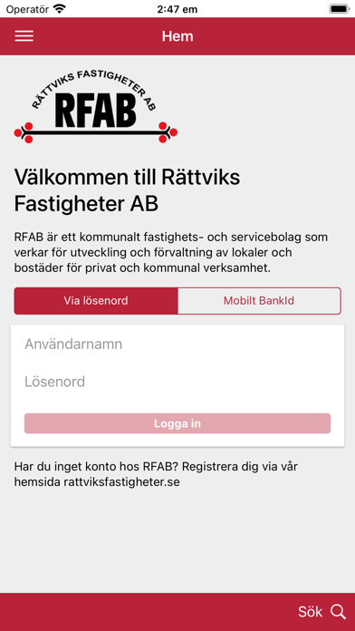 Rättviks Fastigheter Screenshot