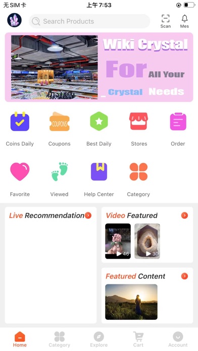 Wiki Crystal-Crystal Live Sale Screenshot