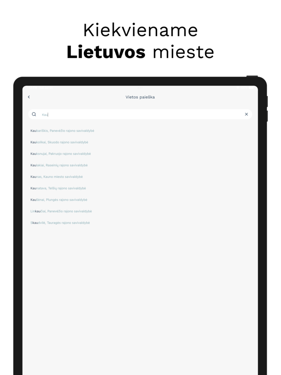Screenshot #5 pour Orai Lietuvoje