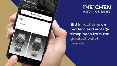 Ineichen: Live Watch Auctions Screenshot