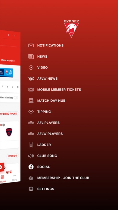 Sydney Swans Official App Screenshot