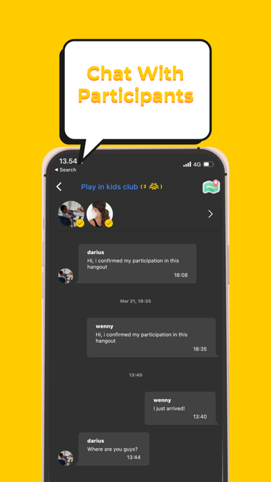 Dap Hangouts - meet new people Screenshot