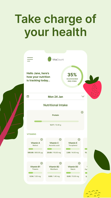 VitaCount: Daily Nutrition App Screenshot