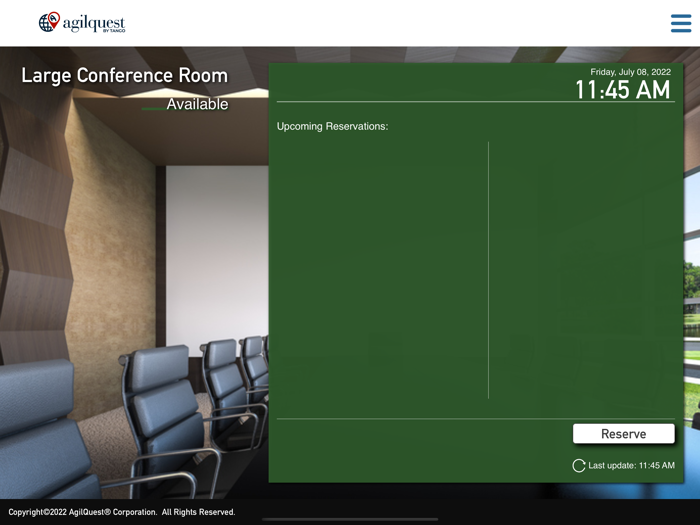 Tango Reserve Room Panel