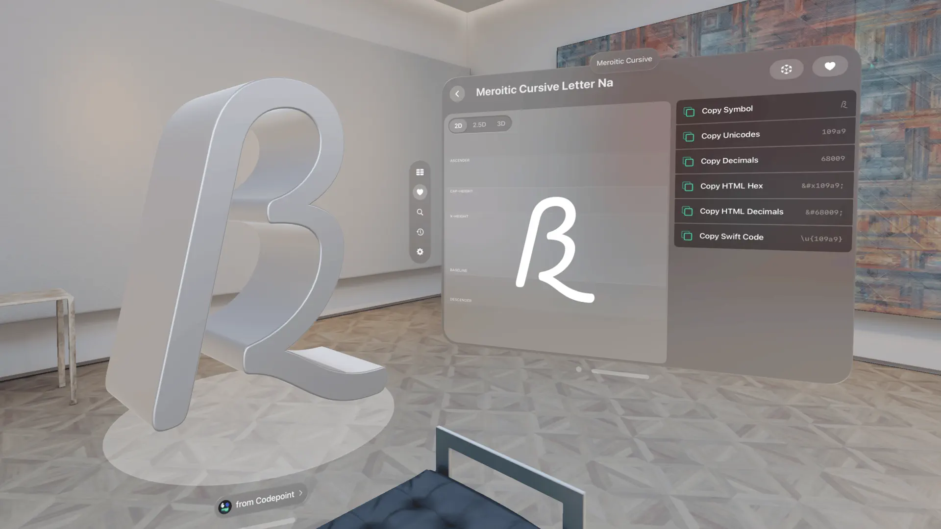 Codepoint screenshot 3