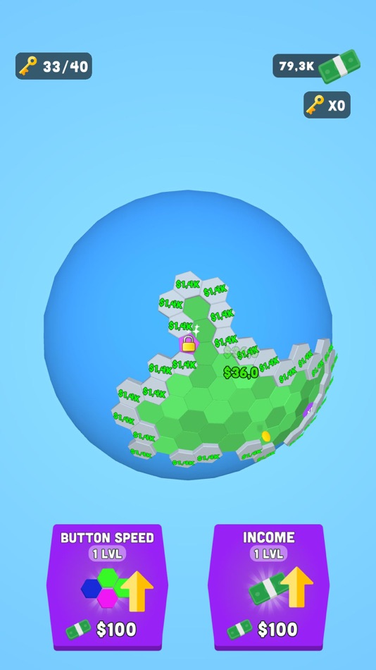 #3. World Button 3D (iOS) By: Mustafa Akbaba