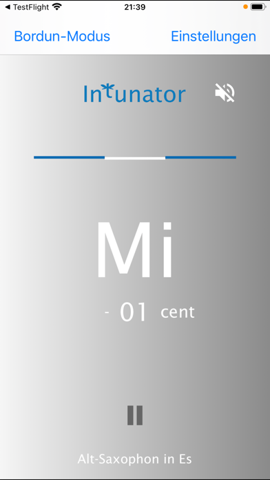 Intunator App-Screenshot