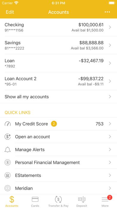 United Fidelity Bank/BSC/ICB Screenshot