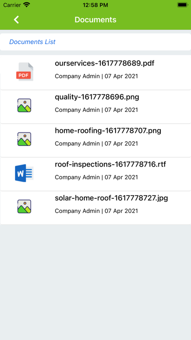 TrueWorks Roofing Screenshot