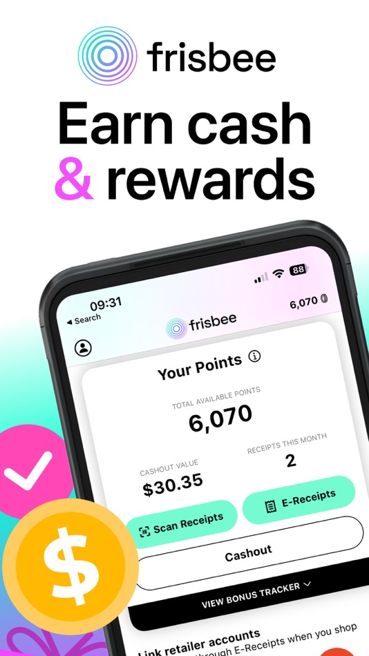 Frisbee: Rewards for Receipts - 2024.5.6 - (iOS)