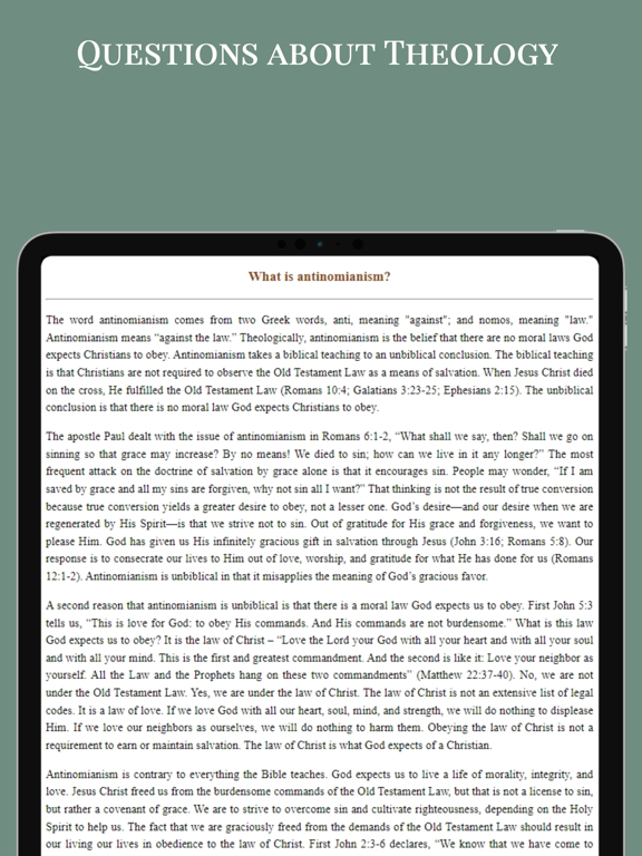 Good News Bible GNB iPad screenshot 8 - Reference app