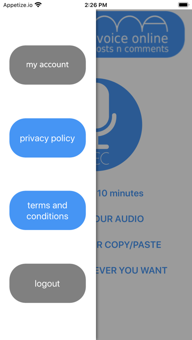 MicApp Screenshot