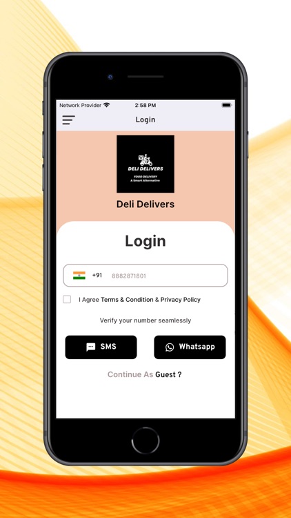DELI DELIVERS Order