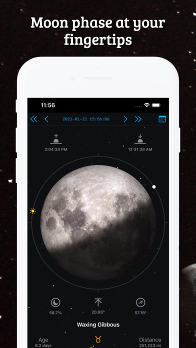 Screenshot #1 pour Calendrier lunaire: LunarSight