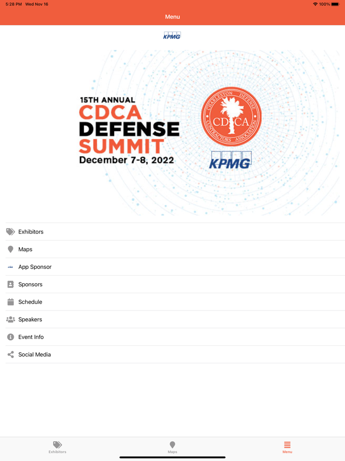 15th CDCA Defense Summit