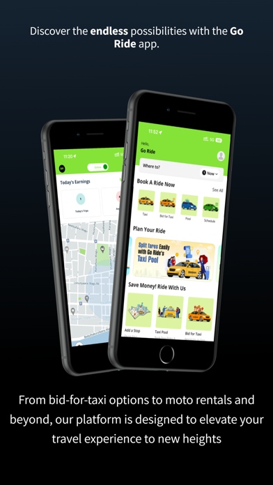 GoRide - Tap, Ride, Enjoy! Screenshot