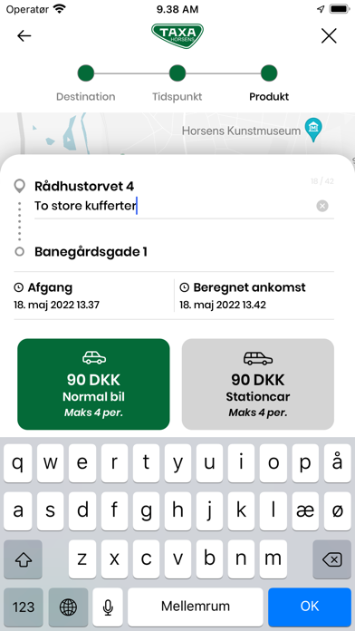 Horsens Taxa Screenshot