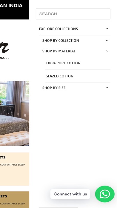 Pure Decor Bedsheets Screenshot