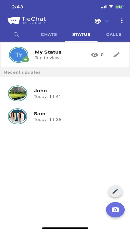#7. TieChat Messenger (iOS) 来自: Patrick Mungo
