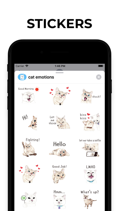 Screenshot #1 pour Сhatte emoji & stickers chat