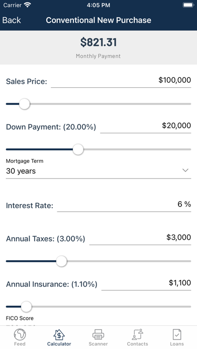 GSB/FSB Mortgage Loan App Screenshot